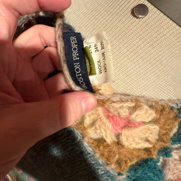 Boston Proper crochet sweater S - Picture 9 of 12